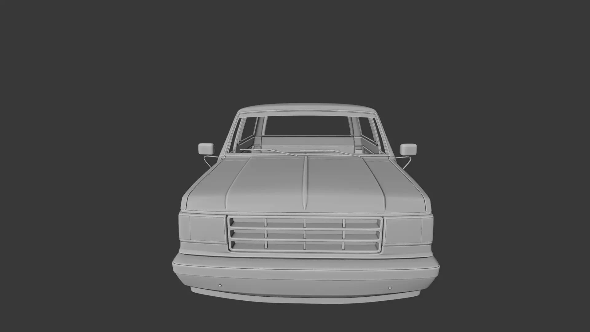 Off-Road SUV Body Inspired by 1970s Bronco 3D print model_1
