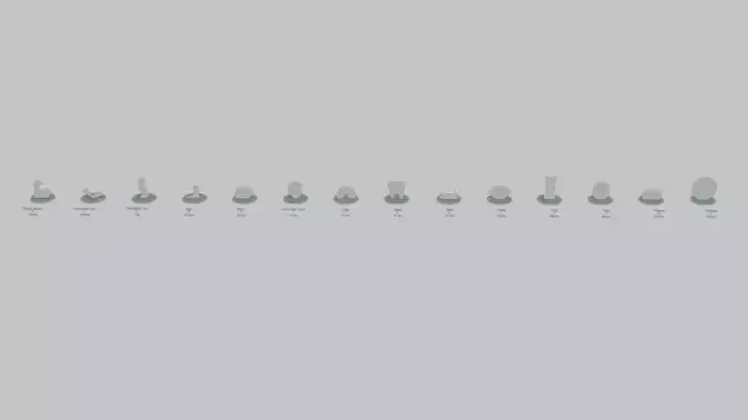 Emoji Statues Body and Biology Full Collection 3D print model