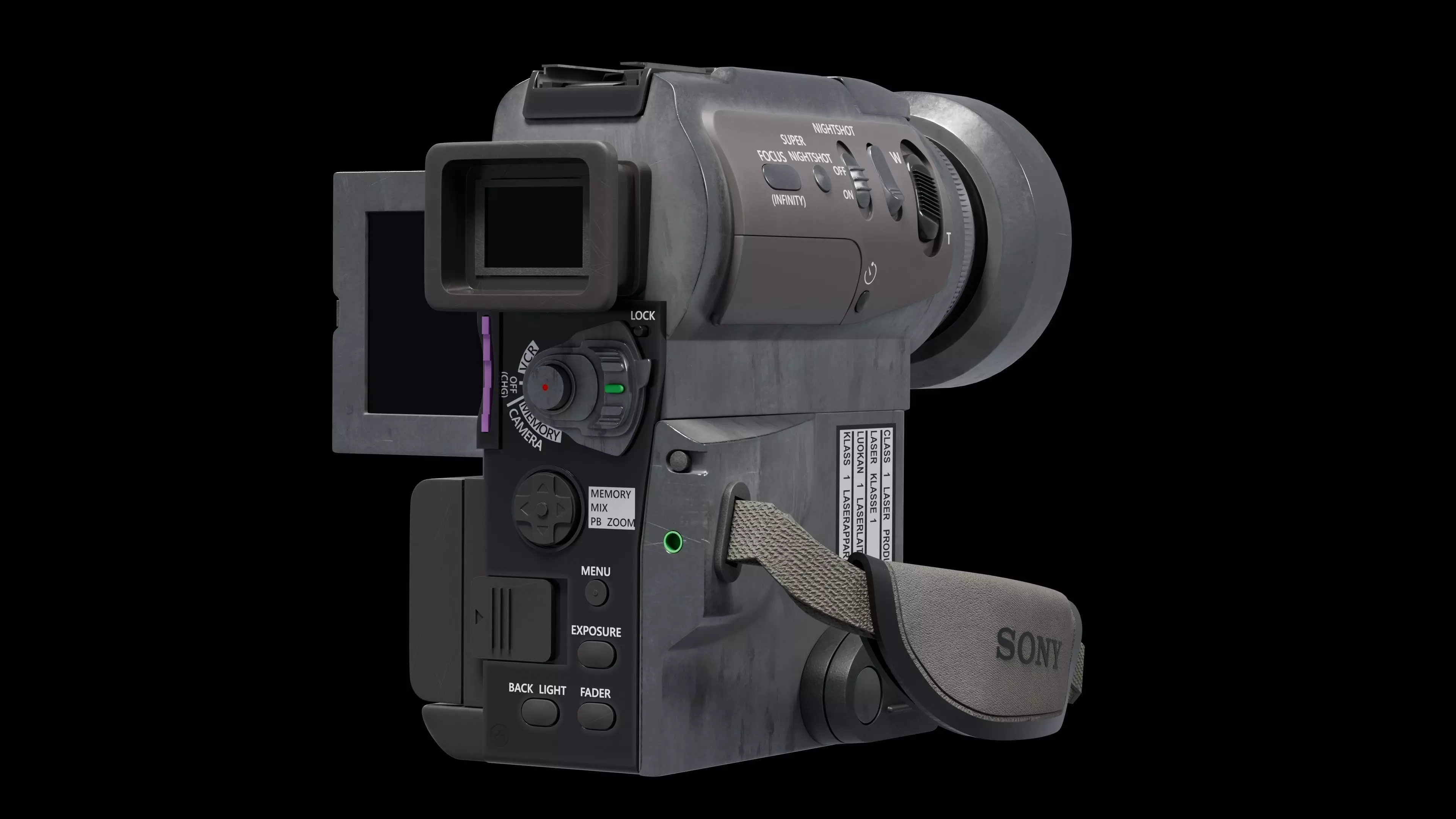 Sony Handycam DCR-PC115E camcorder 3D model_0