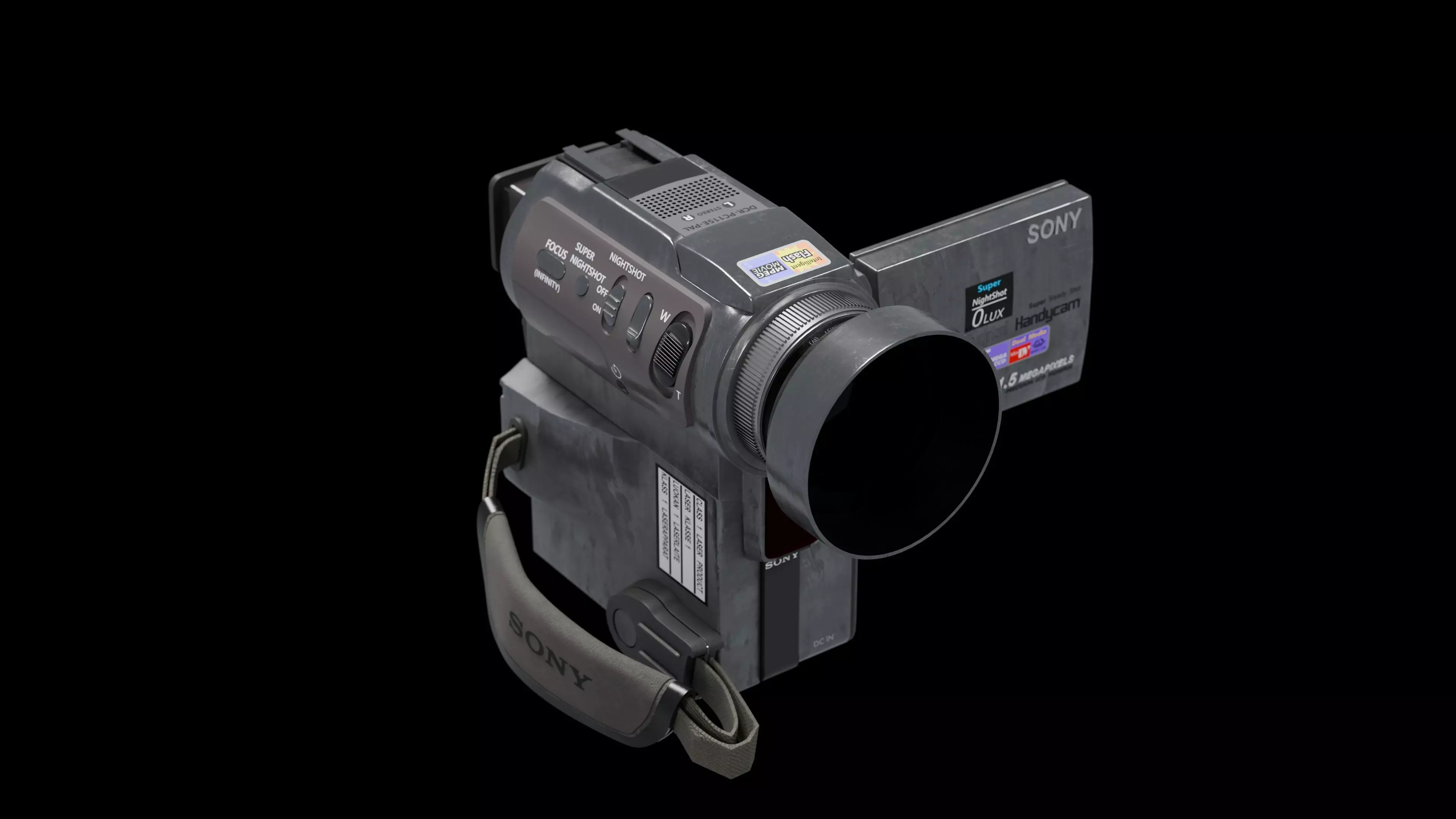 Sony Handycam DCR-PC115E camcorder 3D model_1