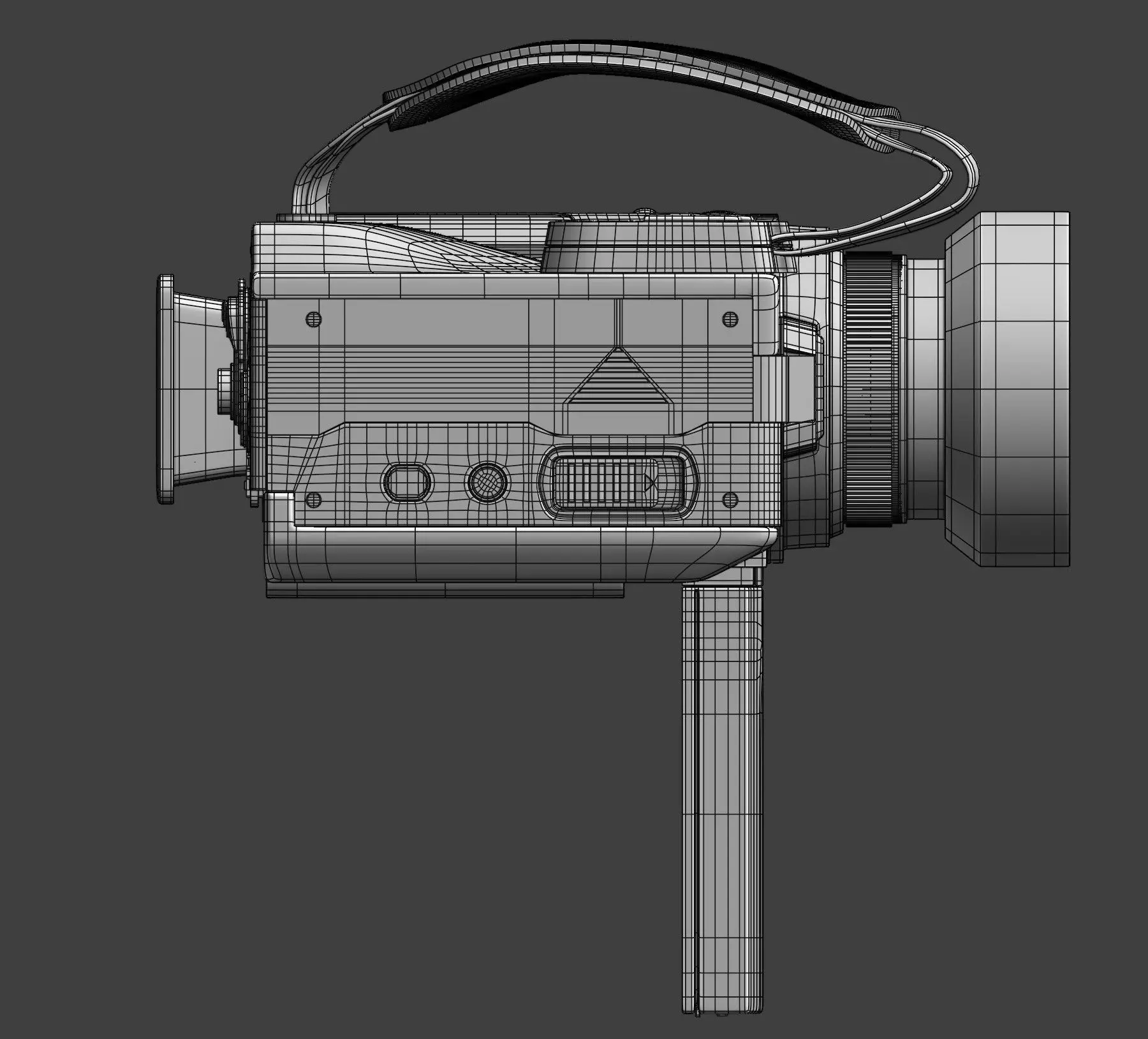 Sony Handycam DCR-PC115E camcorder 3D model_13