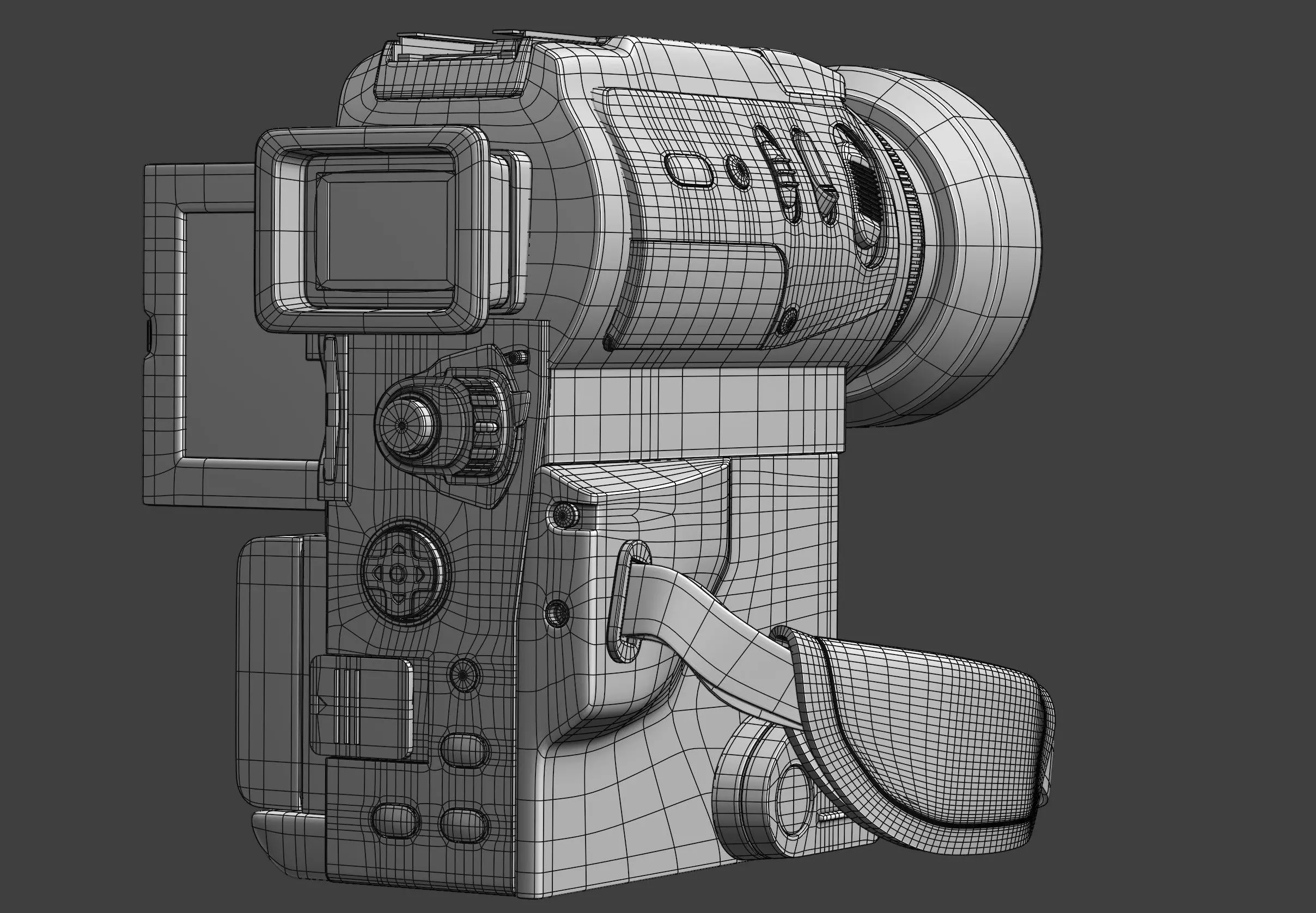 Sony Handycam DCR-PC115E camcorder 3D model_7