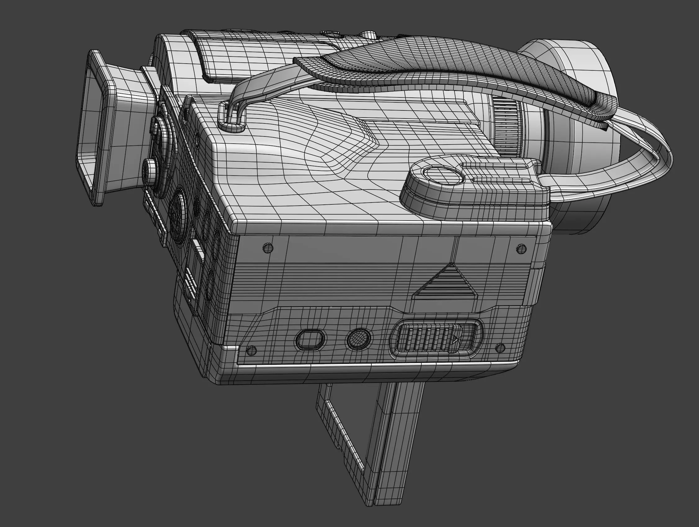 Sony Handycam DCR-PC115E camcorder 3D model_8