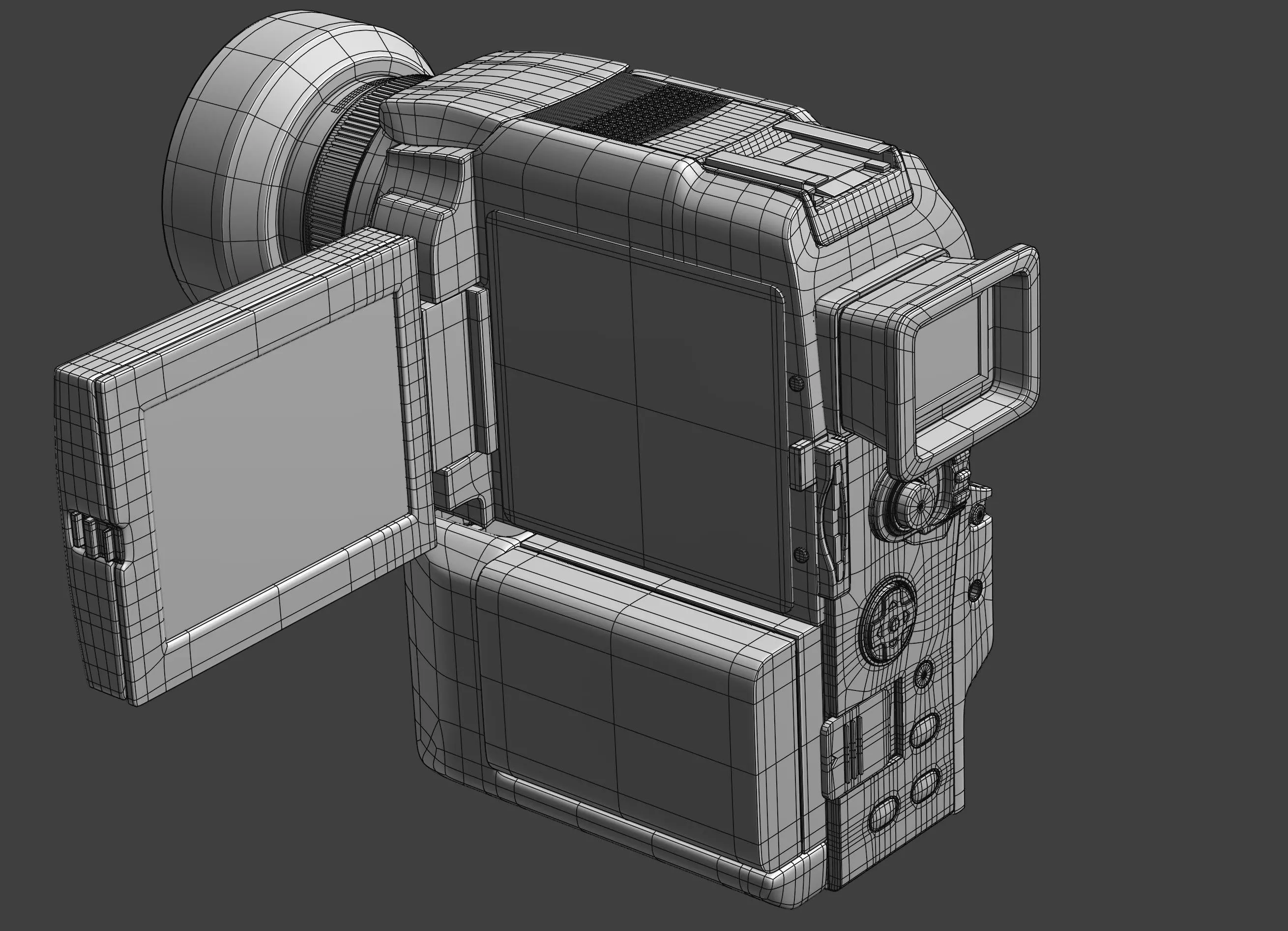 Sony Handycam DCR-PC115E camcorder 3D model_9