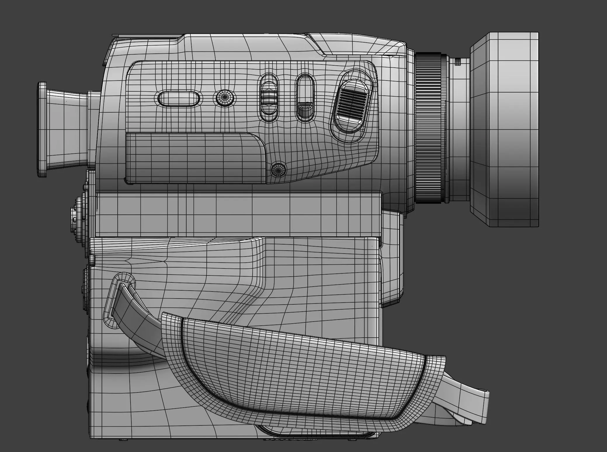 Sony Handycam DCR-PC115E camcorder 3D model_10
