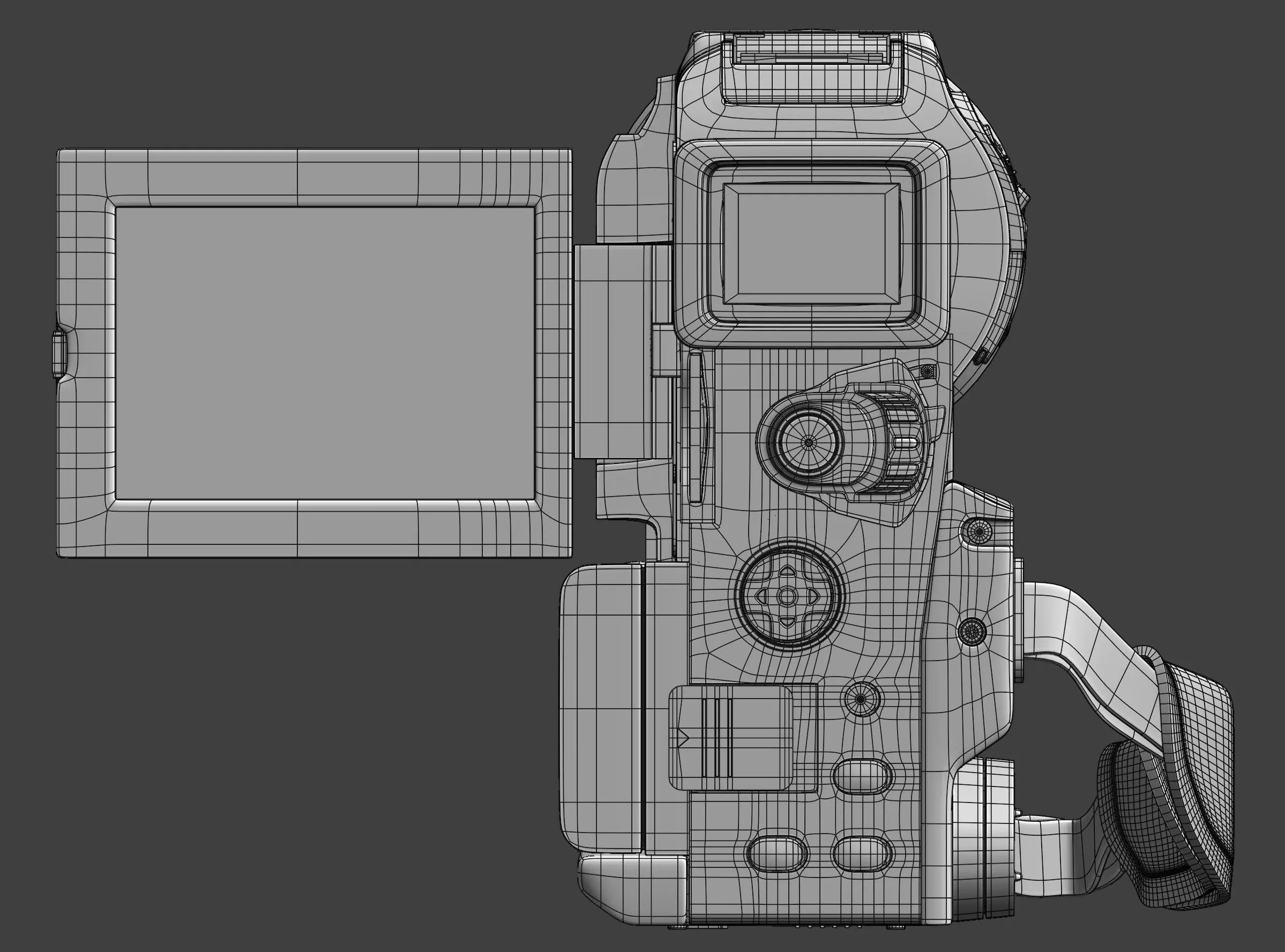 Sony Handycam DCR-PC115E camcorder 3D model_11