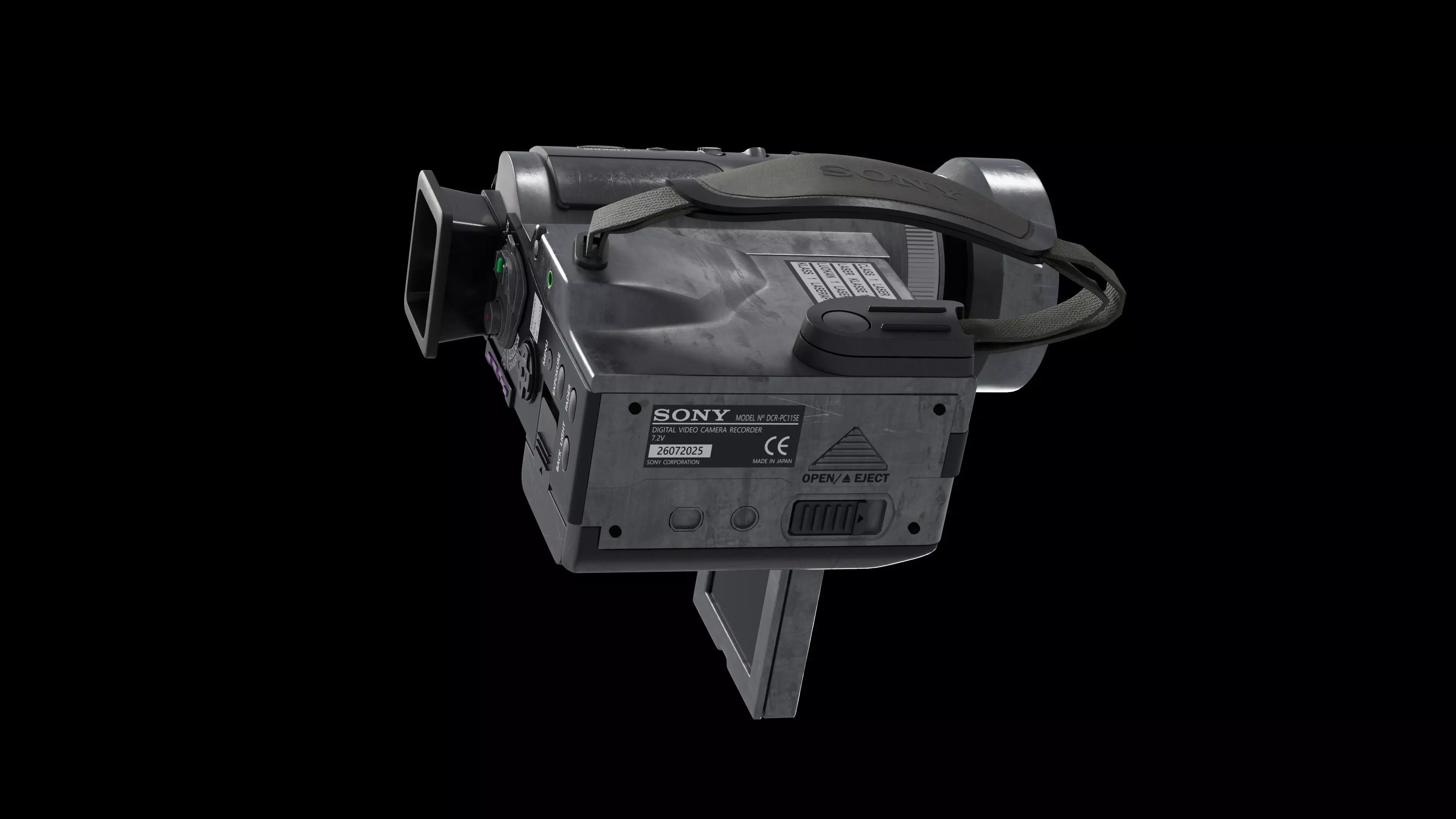 Sony Handycam DCR-PC115E camcorder 3D model_3