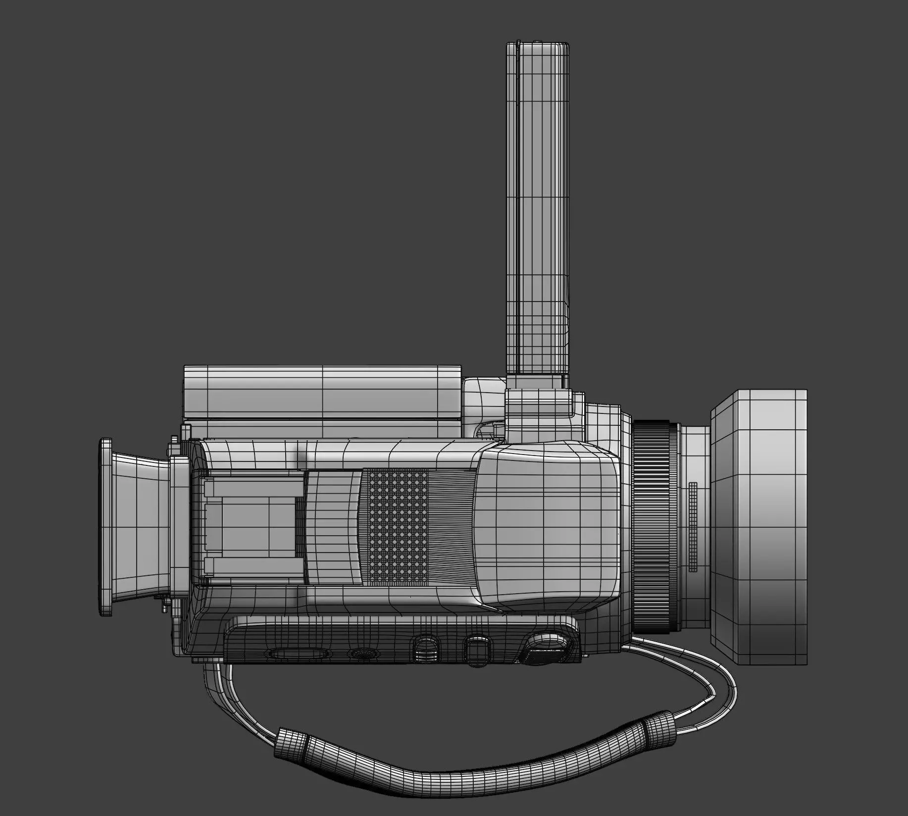 Sony Handycam DCR-PC115E camcorder 3D model_12