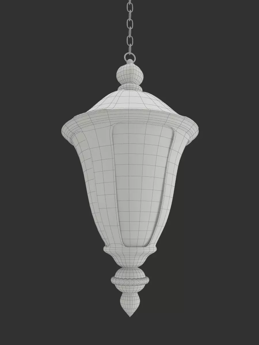 Collection of Wrought Decorative Elements and Garden Furniture 3D model_7