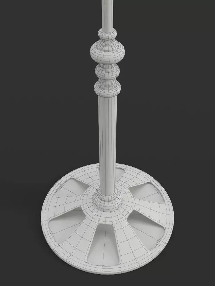 Collection of Wrought Decorative Elements and Garden Furniture 3D model_13