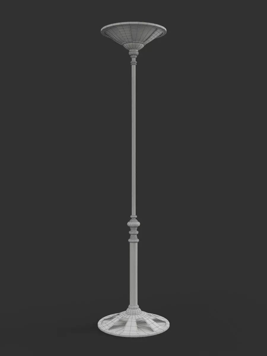 Collection of Wrought Decorative Elements and Garden Furniture 3D model_11