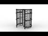 Turnstile gate 3D model_1