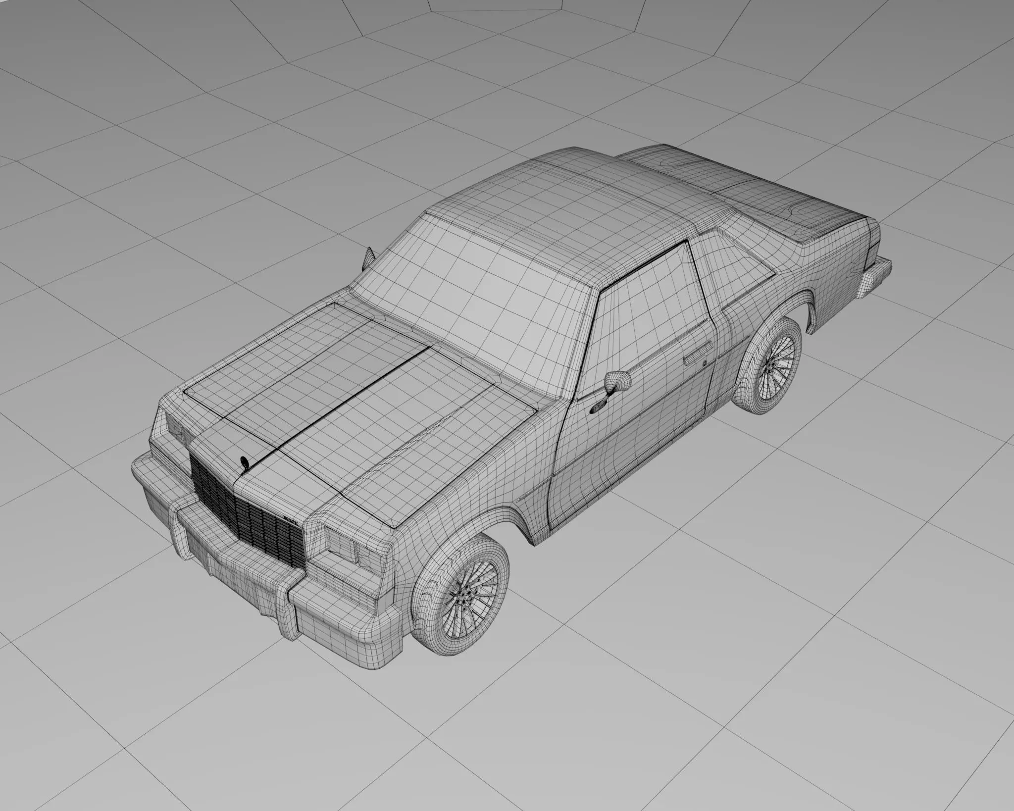 Buick Lesabre 1978 3D print model_12