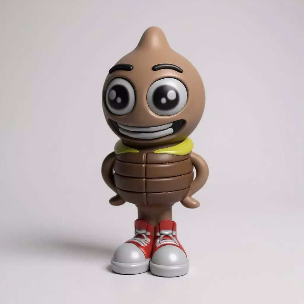 Pacoquita mascote amendoim peanut 3D print model