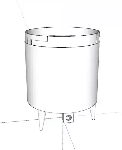Vegetable-based composting cup 