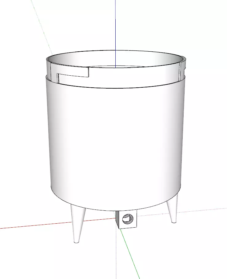 Vegetable-based composting cup  3D print model_0