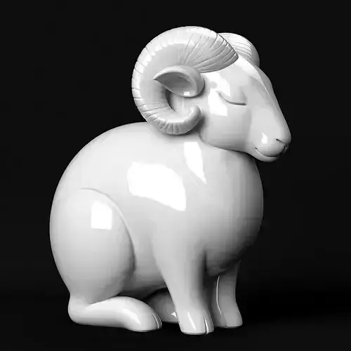 Ram Sculpture 3D print model