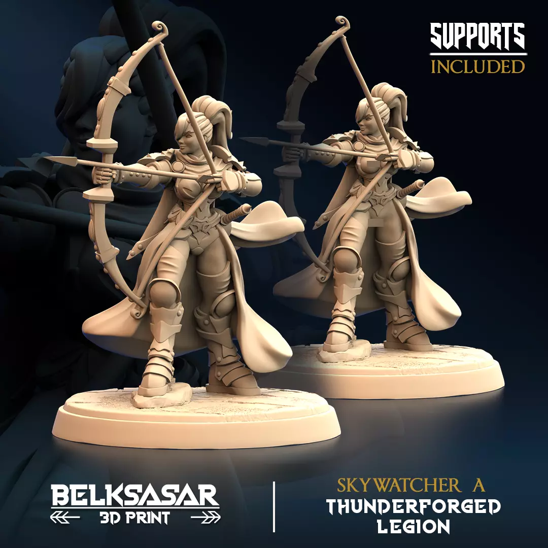 Skywatcher Nude and Normal Set x6 3D print model_1