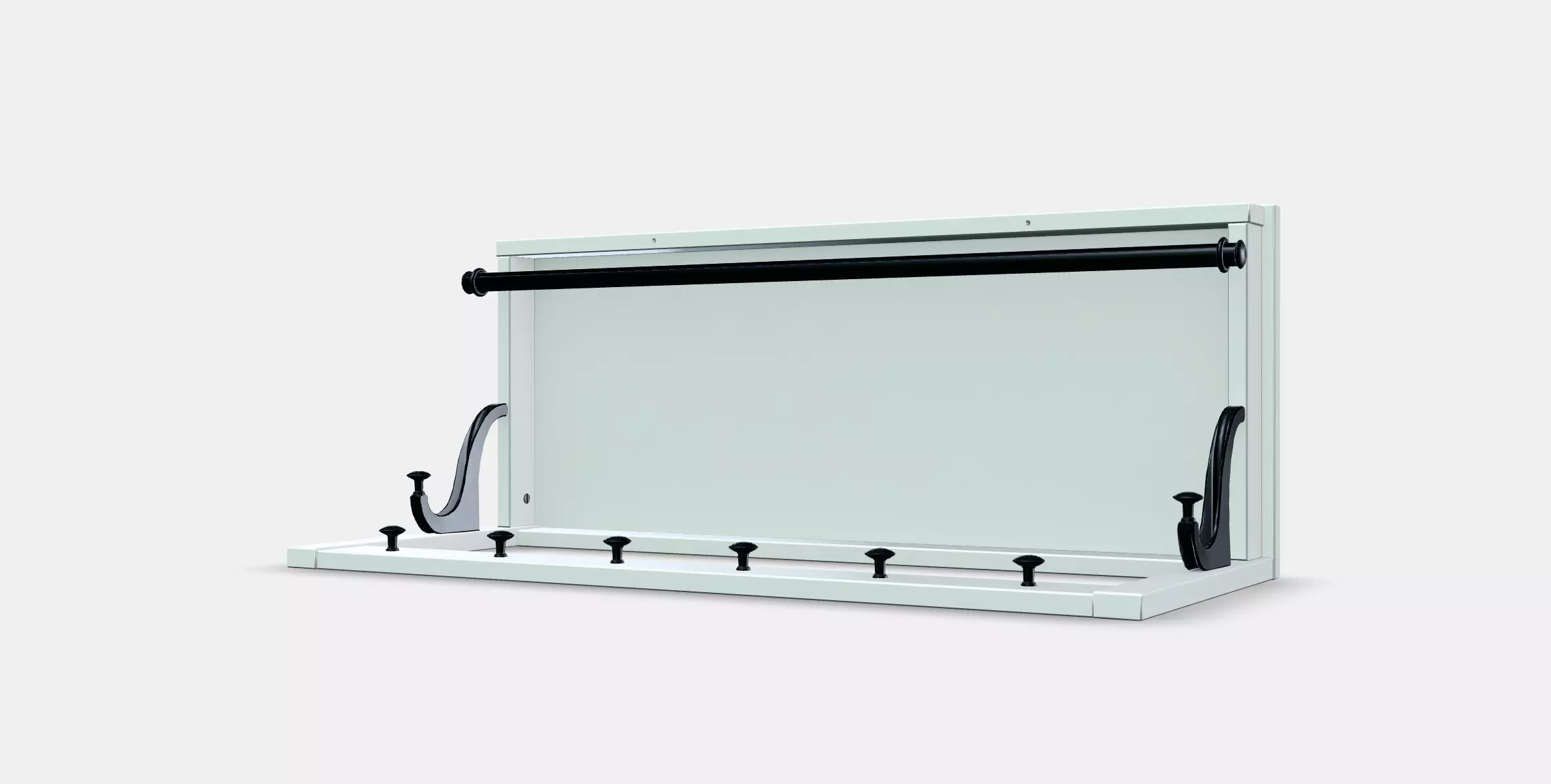 HEMNES Hat rack 3D model_10