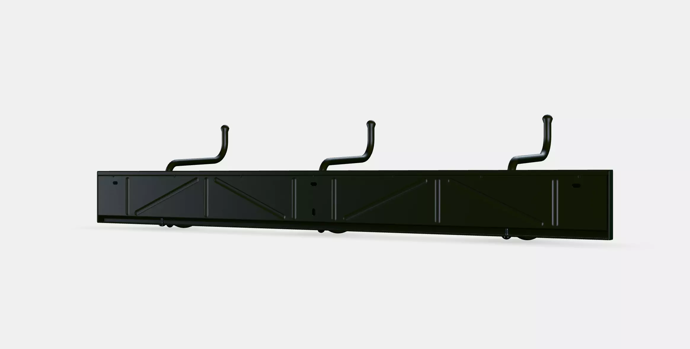 PINNIG Rack with 3 hooks 3D model_5