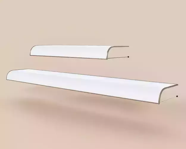 Exterior Awning Type C Set of 2 Low-poly 3D model