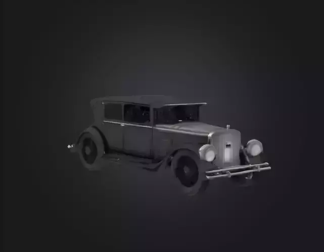 Vintage Classic car 3d model