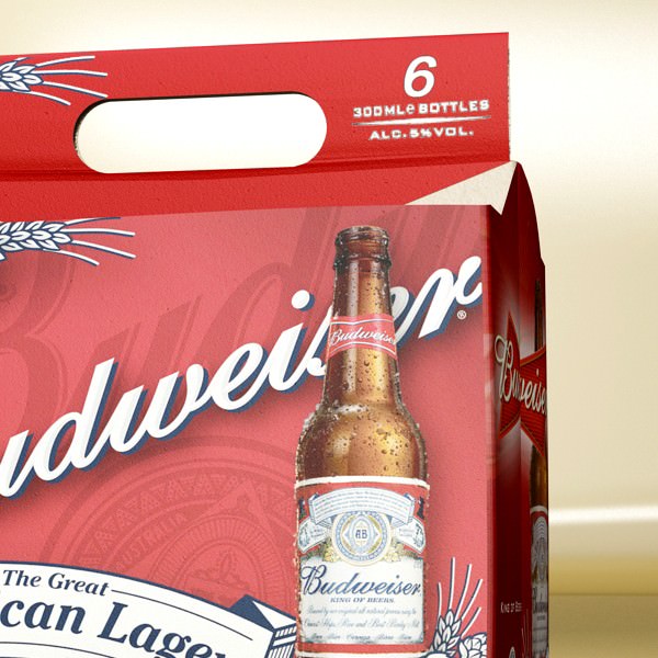 Beer Bottle 6 Packs Coasters Opener Set 3D model_30