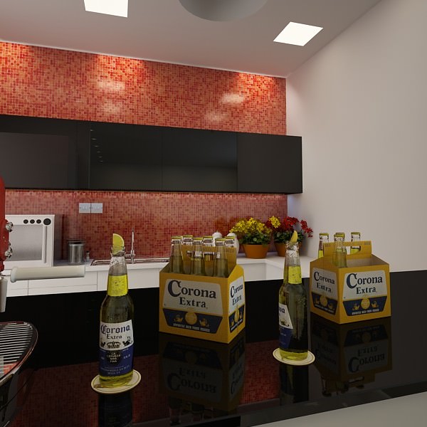 Beer Bottle 6 Packs Coasters Opener Set 3D model_53