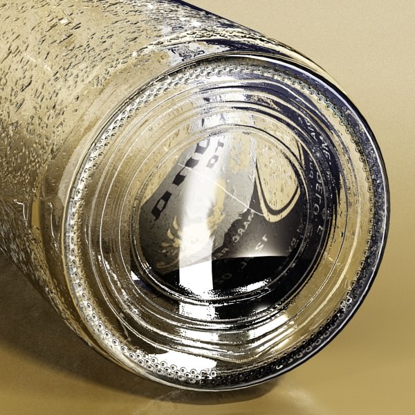 Beer Bottle 6 Packs Coasters Opener Set 3D model_63