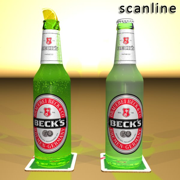 Beer Bottle 6 Packs Coasters Opener Set 3D model_21