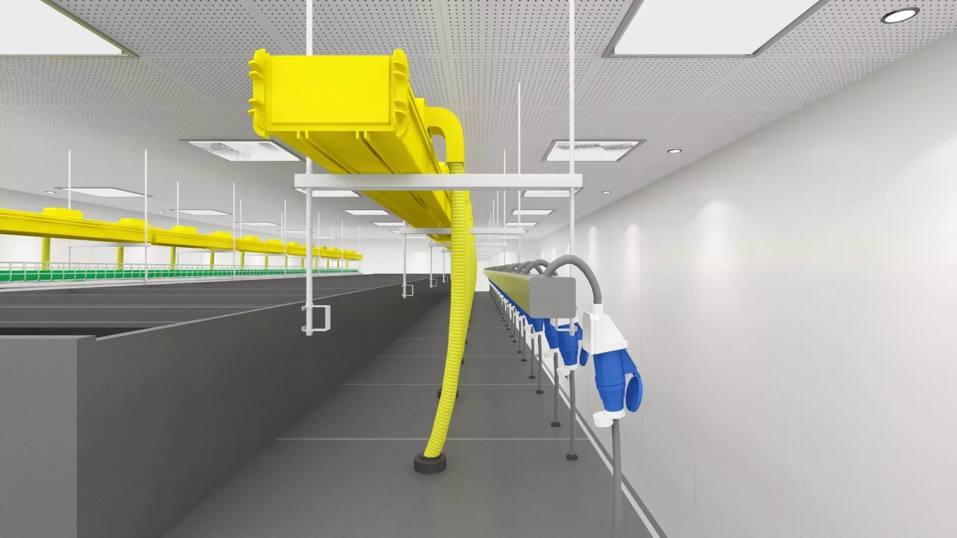 Server Room and Monitoring Center 3D model_6