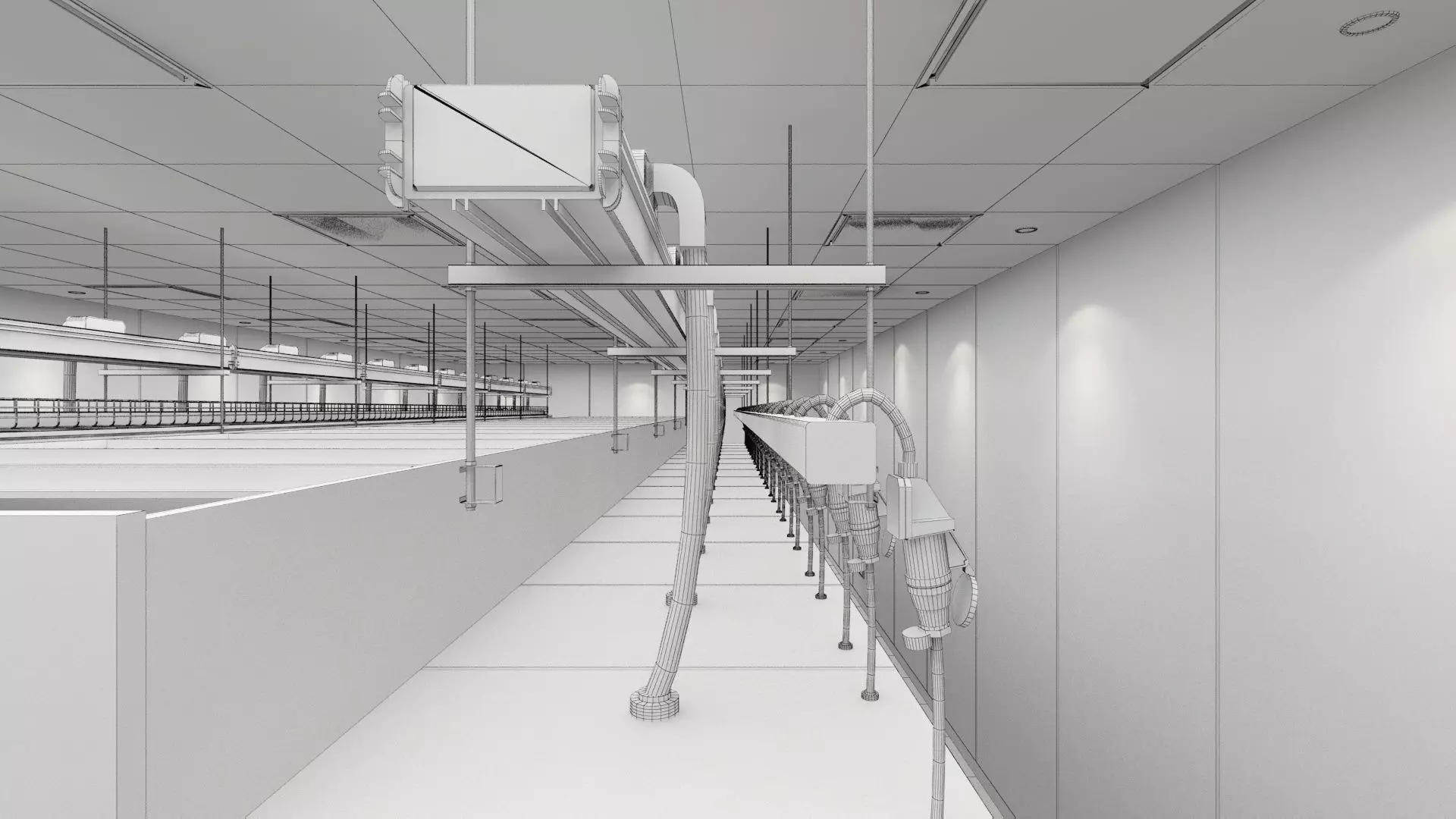 Server Room and Monitoring Center 3D model_7