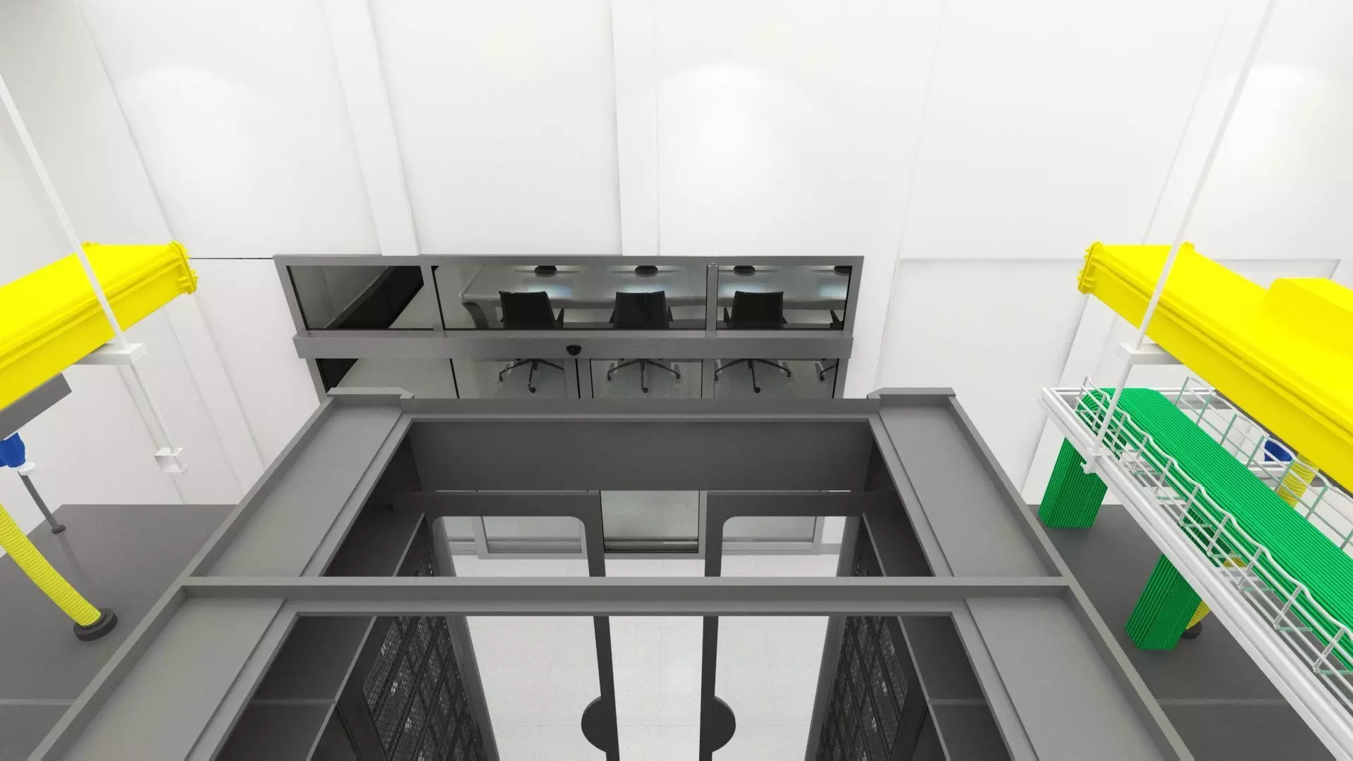 Server Room and Monitoring Center 3D model_5