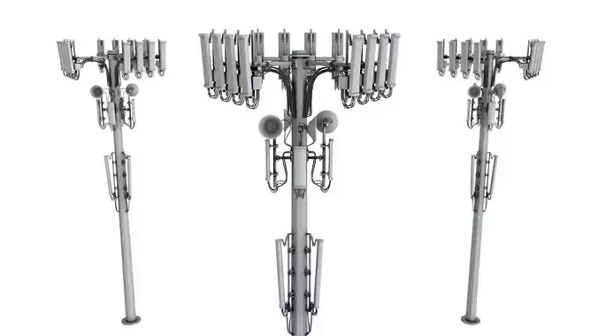 Cell Phone Tower 3D model