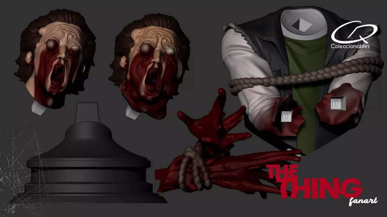 Horror Collection - The Thing Palmer fanart 3D print model_14