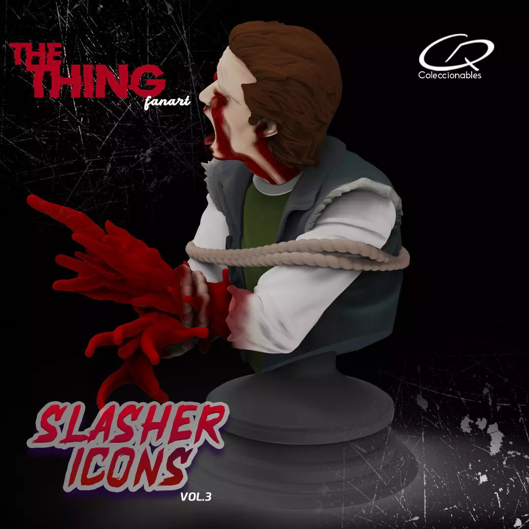 Horror Collection - The Thing Palmer fanart 3D print model_3