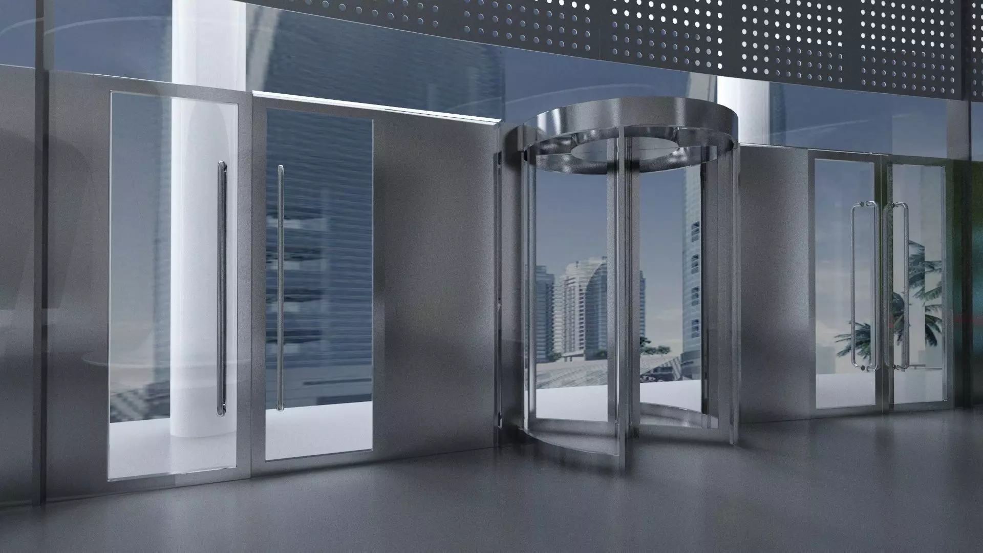 Lounge Hall 3D model_6