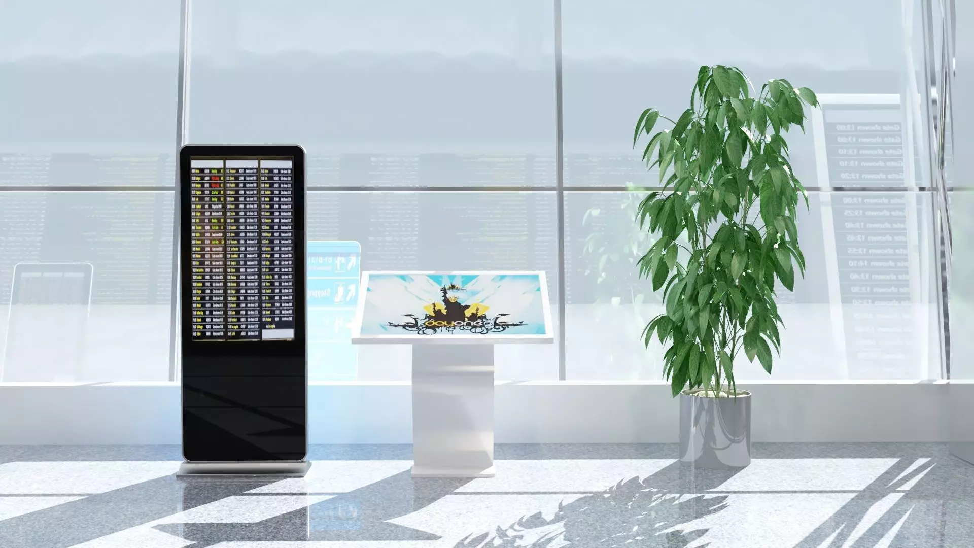 Airport Terminal 3D model_4