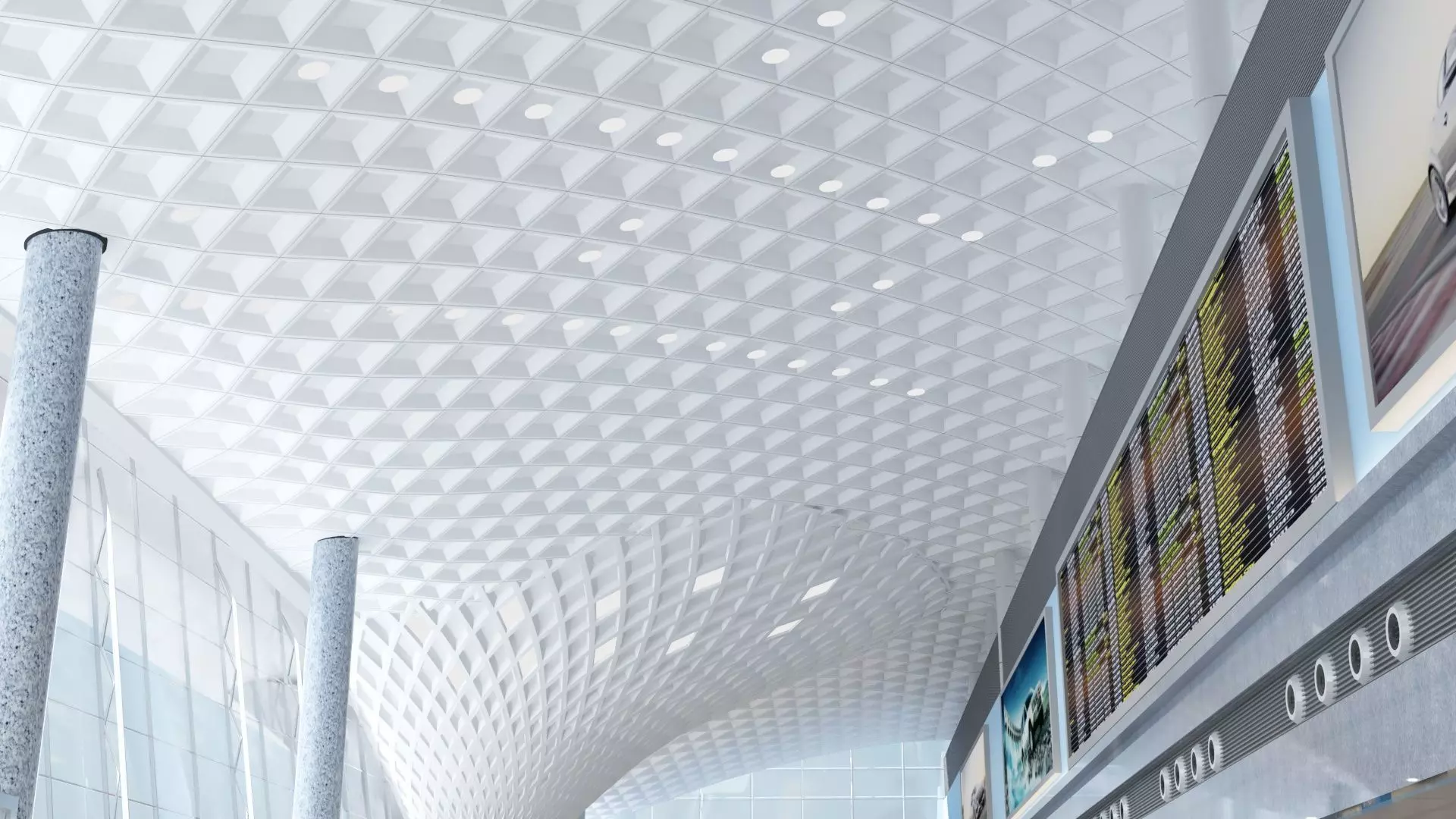 Airport Terminal 3D model_9