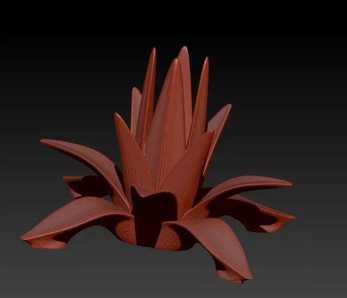 Agave Pendant Necklace Charm bracelet Jewelry 3D print model_4