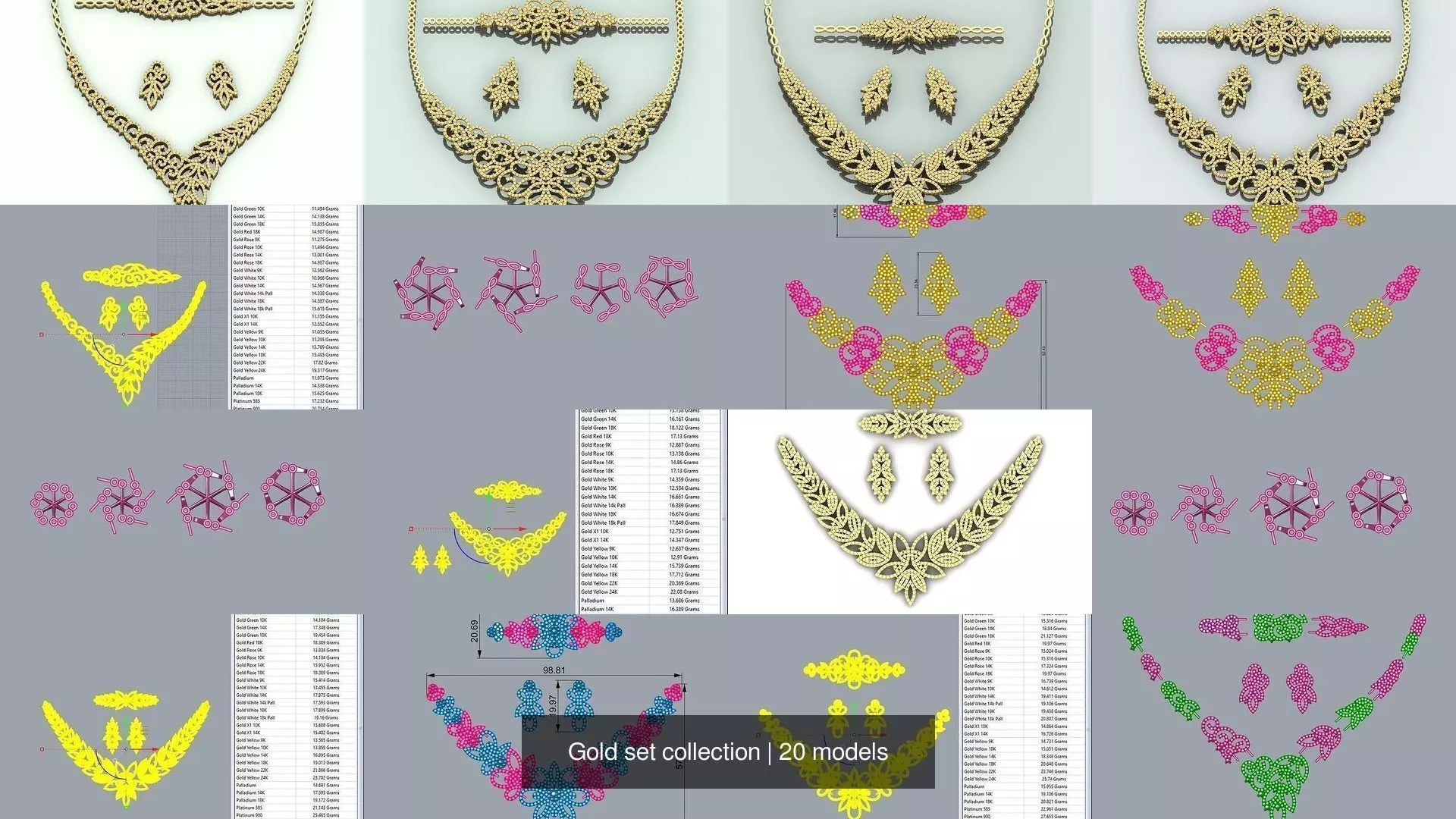 Gold set collection _4