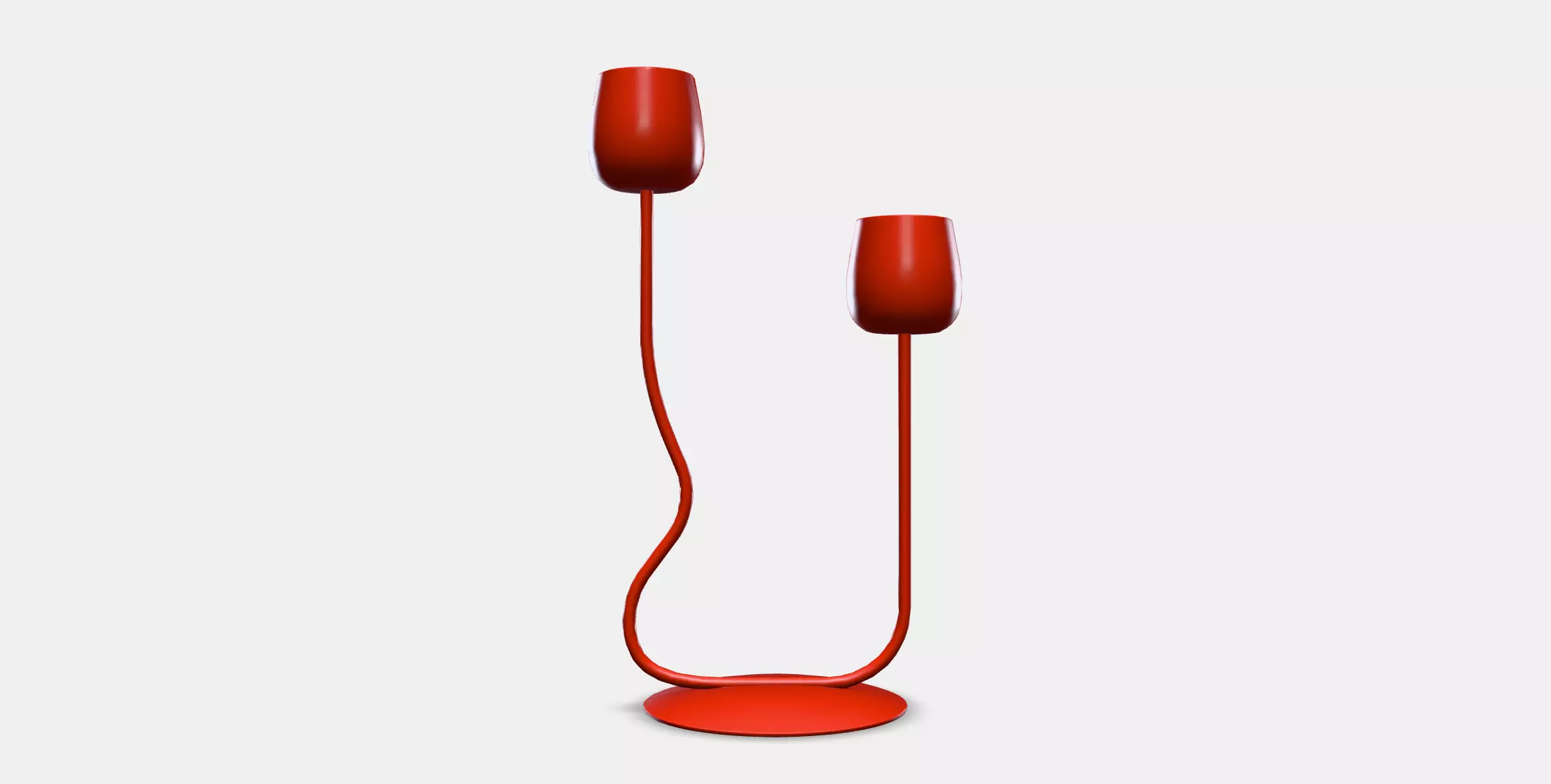 SILVERPARON Candlestick-tealight holder Low-poly 3D model_9