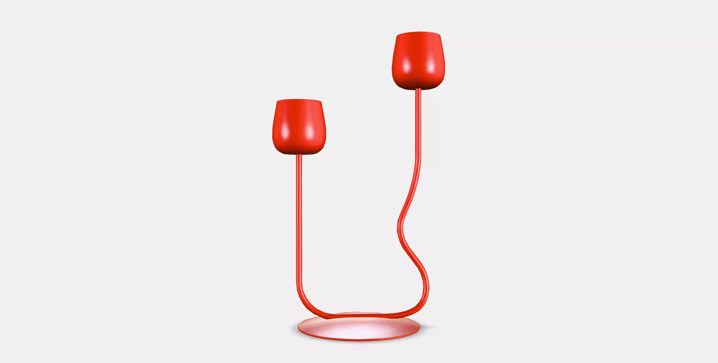 SILVERPARON Candlestick-tealight holder Low-poly 3D model_12