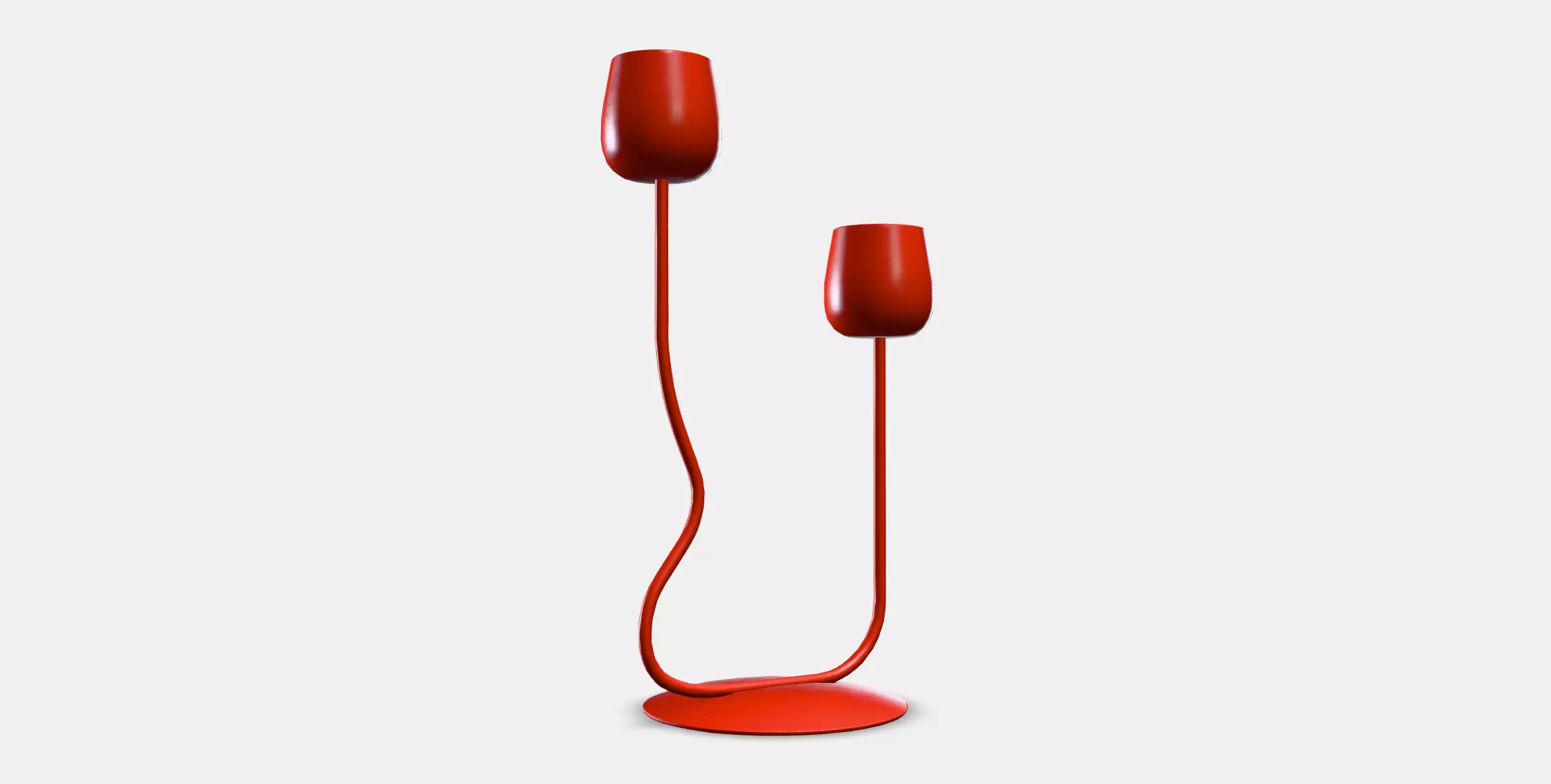 SILVERPARON Candlestick-tealight holder Low-poly 3D model_0