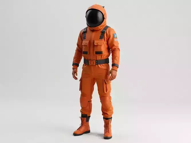 Orange Astronaut