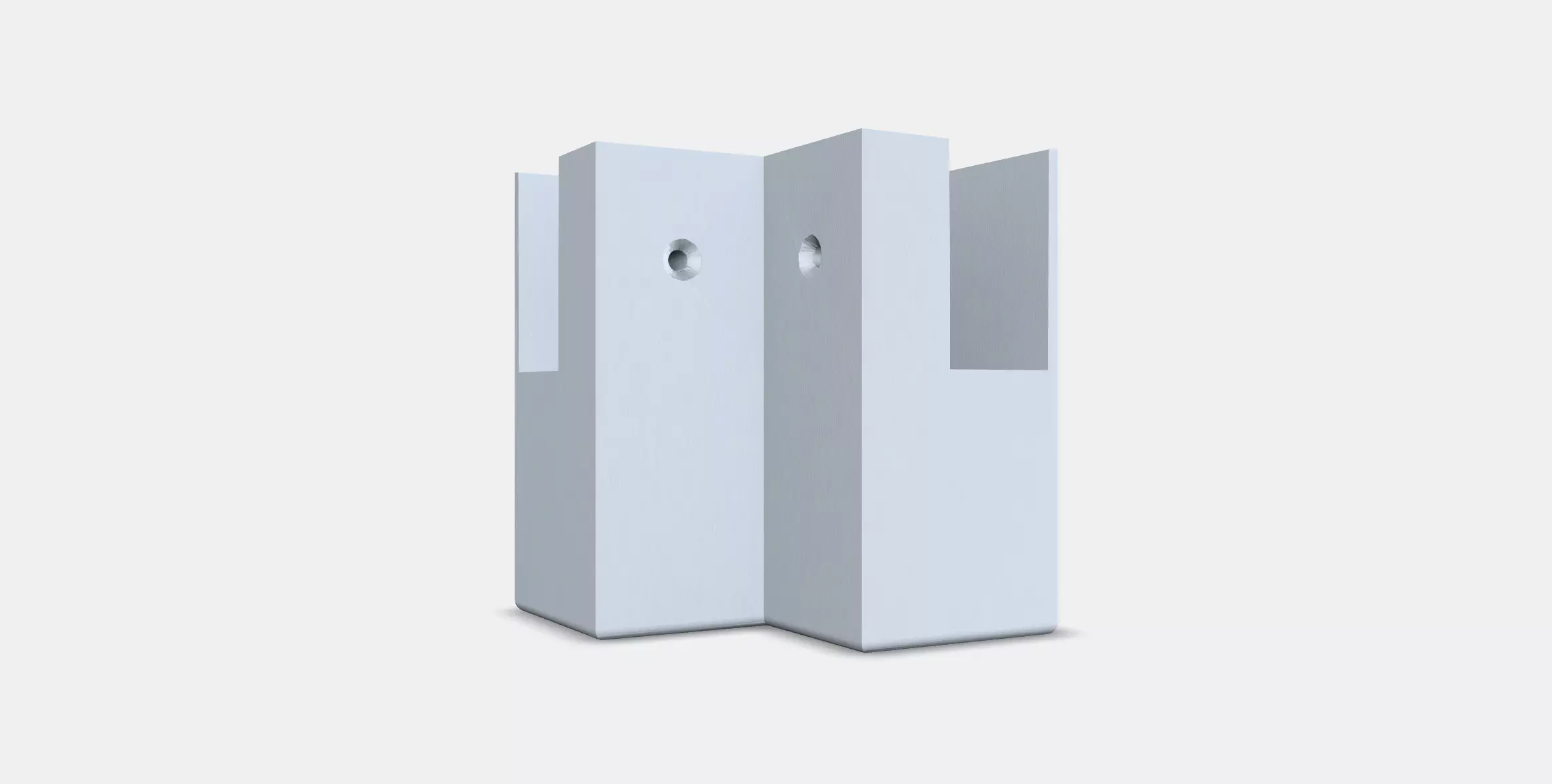 LERHYTTAN Corner leg for decorative plinth 1 Low-poly 3D model_13