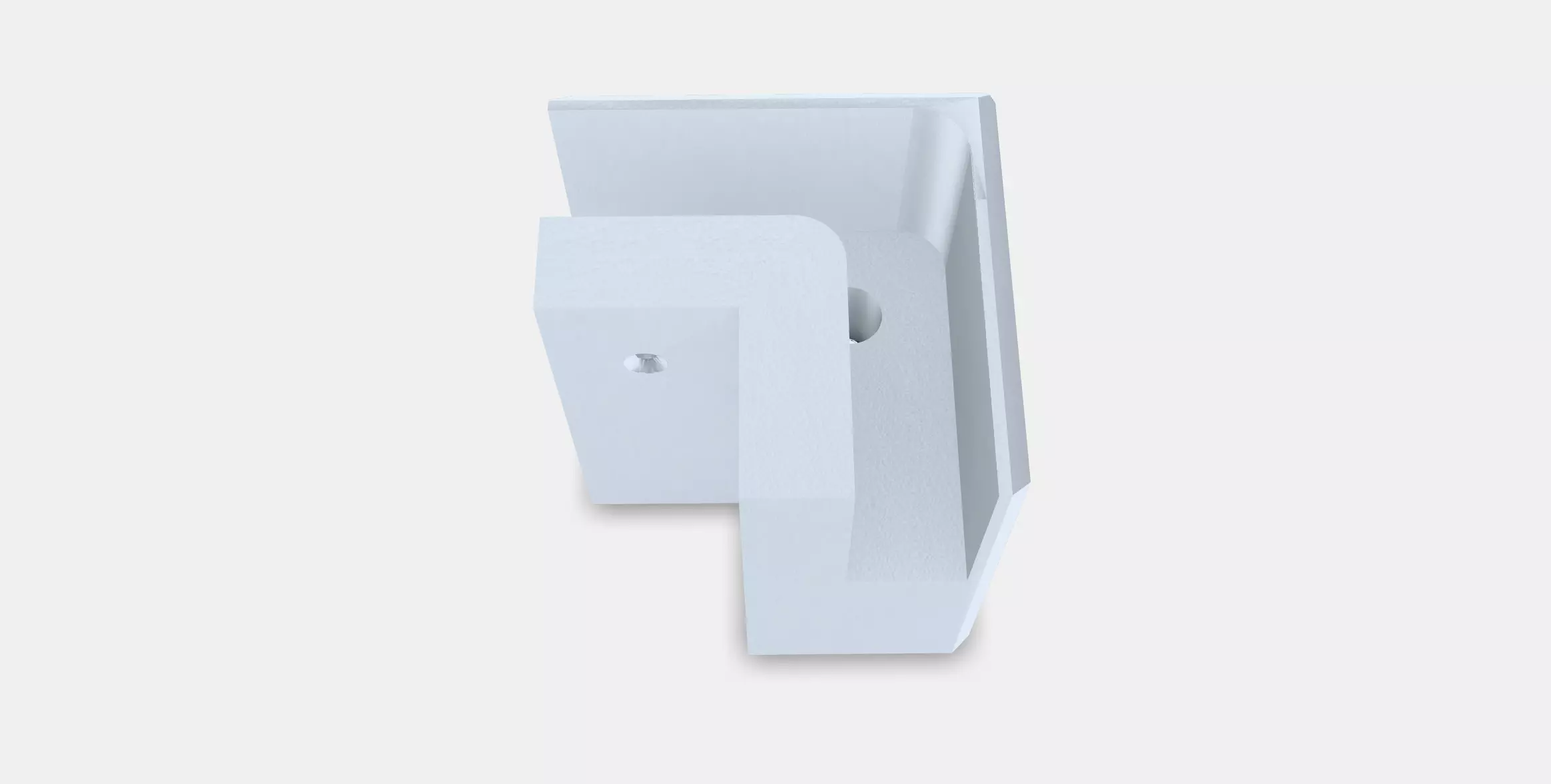 LERHYTTAN Corner leg for decorative plinth 1 Low-poly 3D model_0