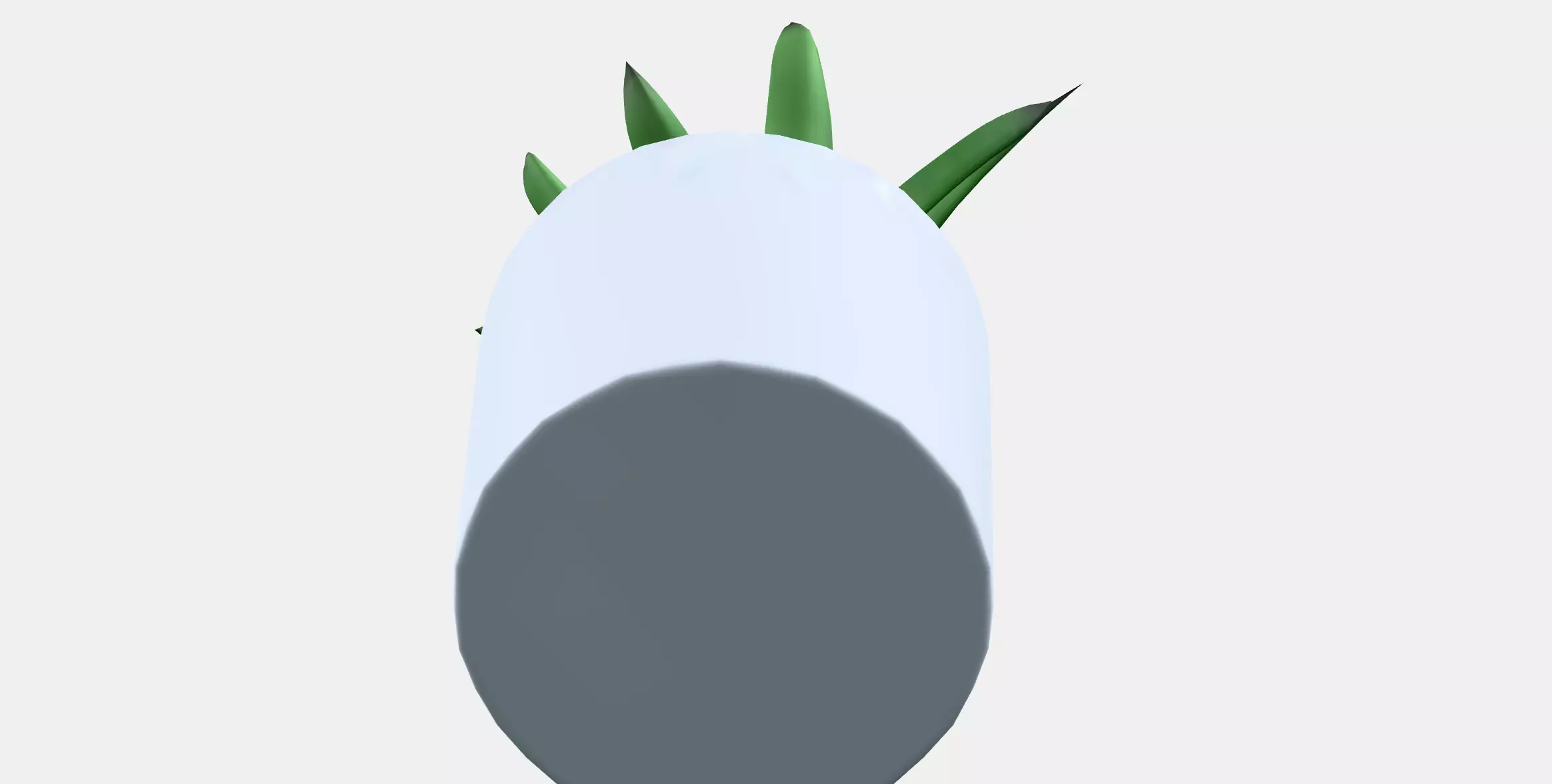 FEJKA Artificial potted plant with pot Low-poly 3D model_7