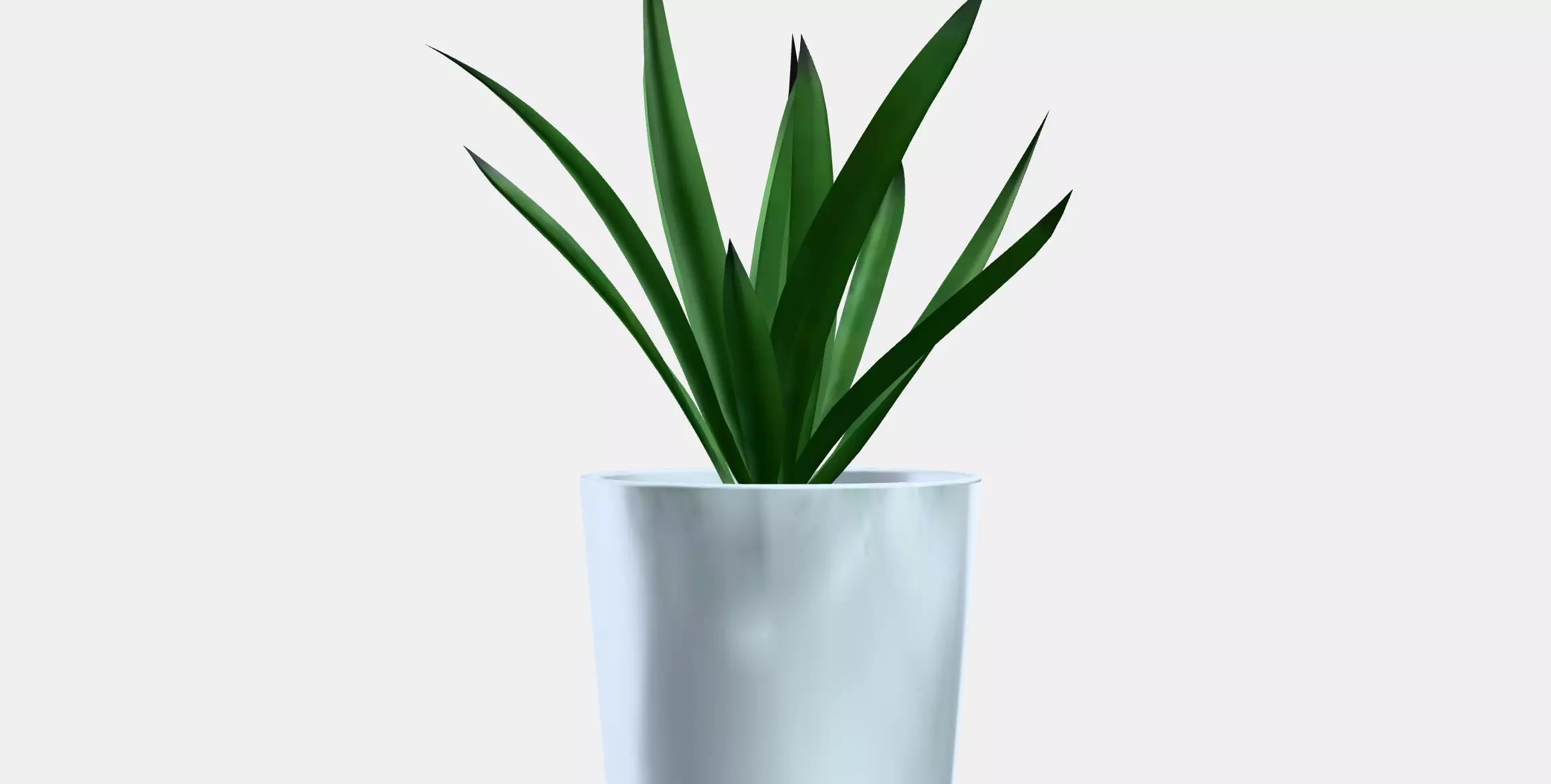 FEJKA Artificial potted plant with pot Low-poly 3D model_8