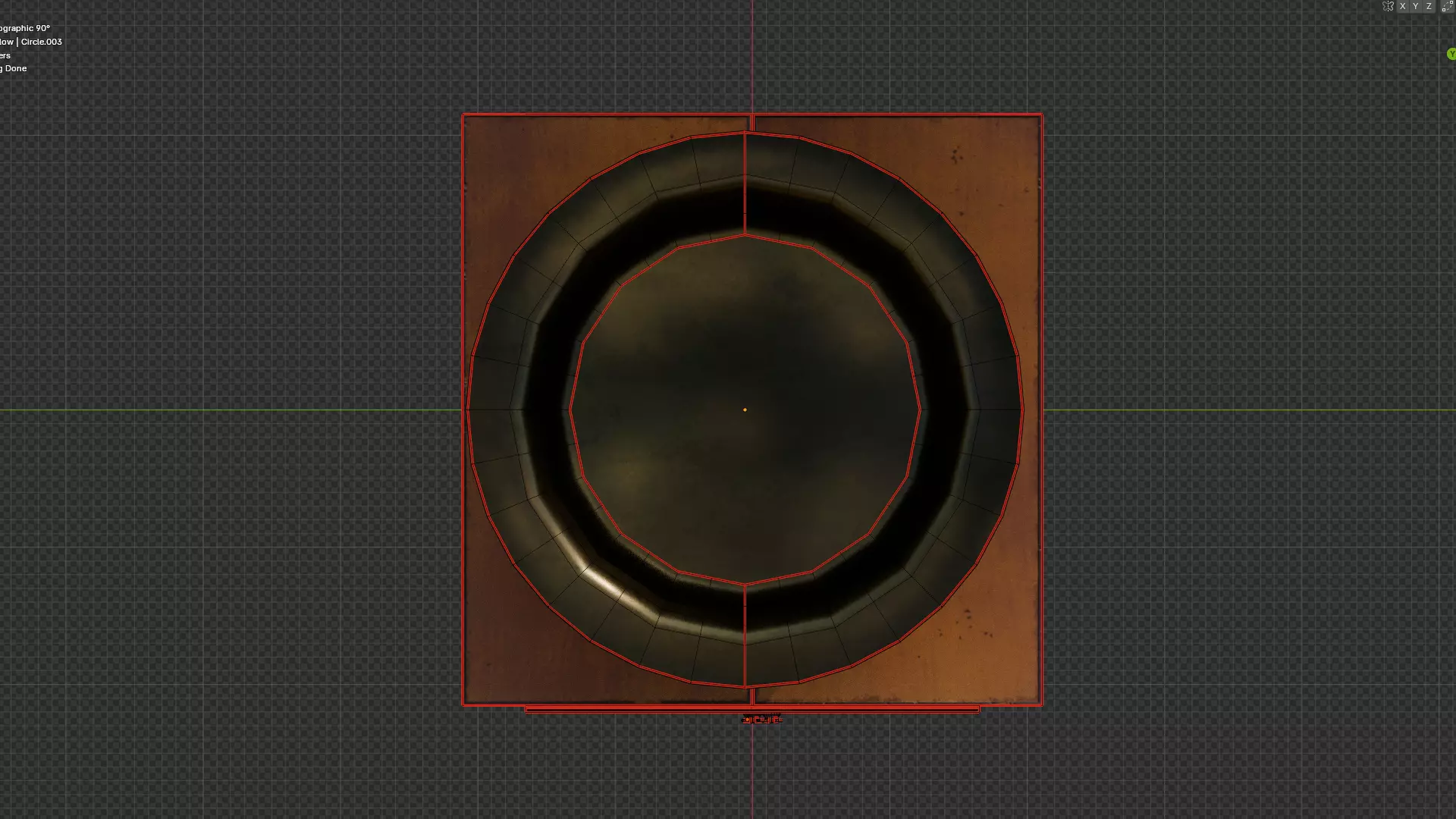 Victorian Four-Legged Sidetable Cabinet And Basin Low-poly 3D model_6